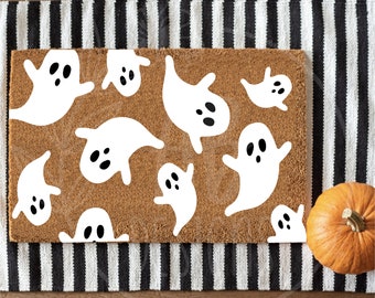 Ghost Doormat: Fall Decor, Housewarming Gift