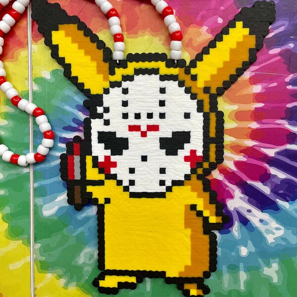 Pikachu x Jason Perler Necklace