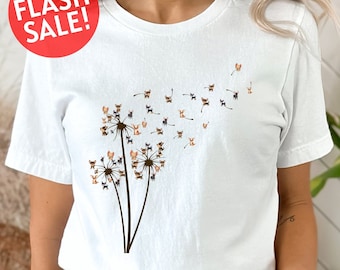 Chihuahua Dandelion Shirt, Gift For Chihuahua Lover, Fly Dandelion Chihuahua Shirt, Chihuahua Owner Shirt, Dog Lover Gift, Pet Chihuahua Tee