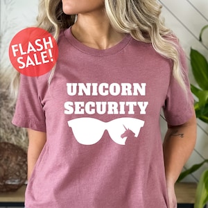 Unicorn Security Shirt, Unicorn Birthday Party Shirt, Unicorn Adult Shirt, Dad Unicorn Shirt, Unicorn Father Shirt, Unicorn Team Shirt, Gift
