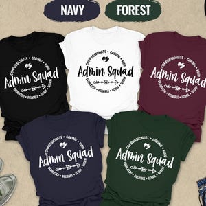 Admin Squad T-shirt, Administrative Assistant Shirt, Administrative Professionals Gift, Office Squad Shirt, School Office Staff Shirt, Admin