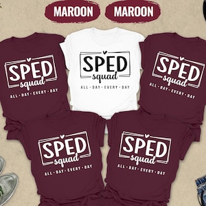 SPED Squad Shirt, SPED Teacher Shirt, Gift For Teacher, Autism Teacher Shirt, Special Ed Teacher, Sped Teacher Gift Tee, Special Ed Teacher