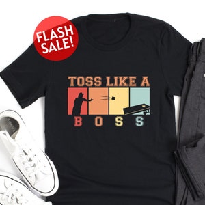 Toss Like A Boss Shirt, Cornhole Board Tournament Shirt, Vintage Cornholer Shirt, Cornhole Game Day Shirt, Boss Of The Toss Shirt, Sport Tee