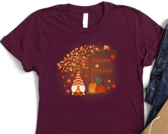 Autumn Leaves and Pumpkin Please Shirt, Fall Women’s Shirt, Fall Season Shirt, Thanksgiving Shirt, Pumpkin Lover Shirt, Halloween Shirt, Mom