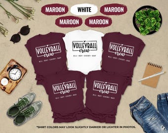 Volleyball Crew Shirt, Volleyball Shirt, Volleyball Team Shirt, Volleyball T Shirt, Volleyball Mom Shirt, Volleyball Dad Tee,Volleyball Gift