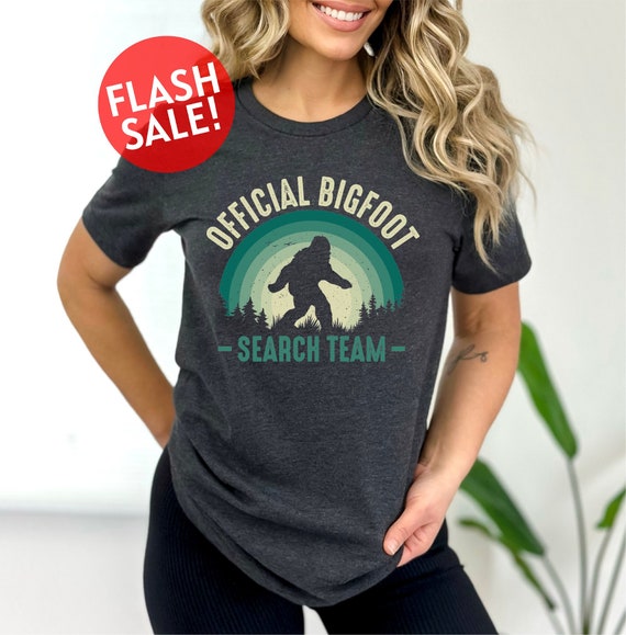 Official Bigfoot Search Team Shirt, Yeti Shirt, Outdoor Shirt, Hiking Gift, Fun Big Foot Shirt, Jungle Creature Shirt, Funny Sasquatch Shirt