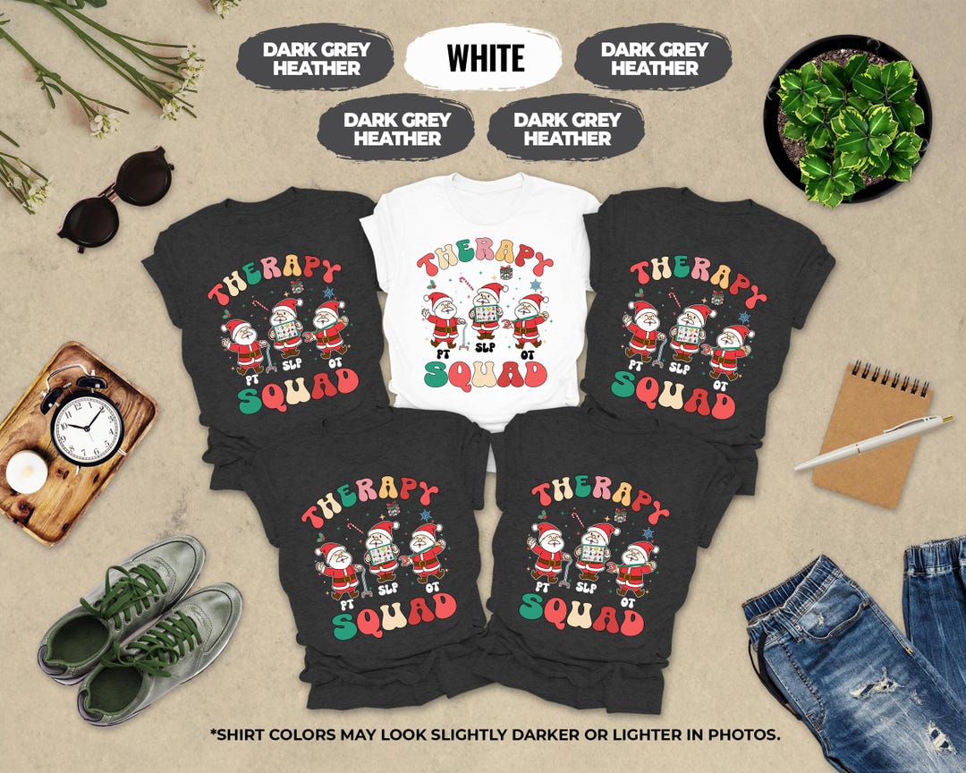 Therapy Squad SLP OT PT Shirt, Occupational Therapy, Speech Therapy ...