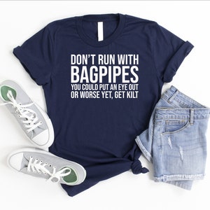 Bagpipes Shirt, Scottish Musician Shirt, Sarcastic Scottish Shirt, Funny Bagpipe Shirt, Kilt Shirt, Bagpipe Lover Gift, Scotland Outfit, Mom bild 2