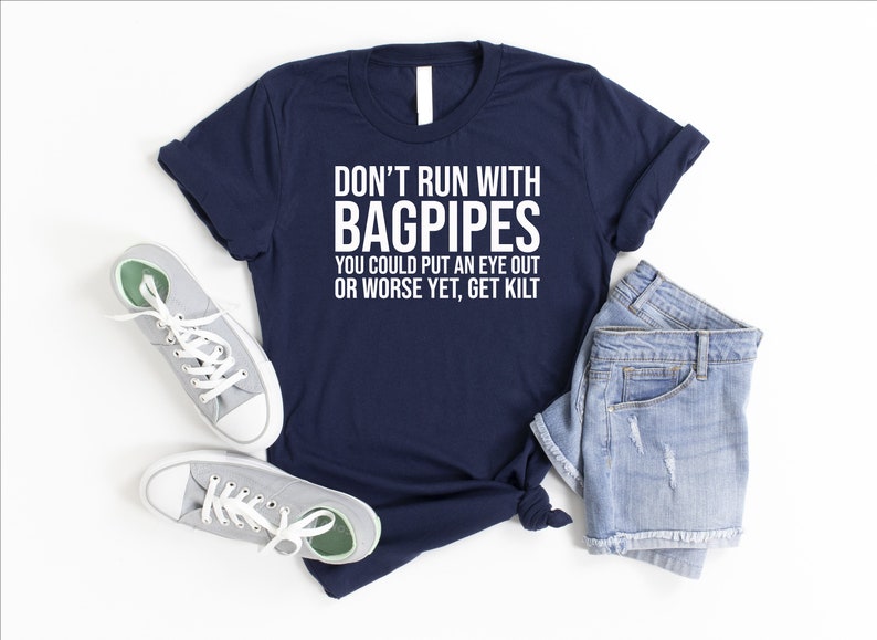 Bagpipes Shirt, Scottish Musician Shirt, Sarcastic Scottish Shirt, Funny Bagpipe Shirt, Kilt Shirt, Bagpipe Lover Gift, Scotland Outfit, Mom bild 2