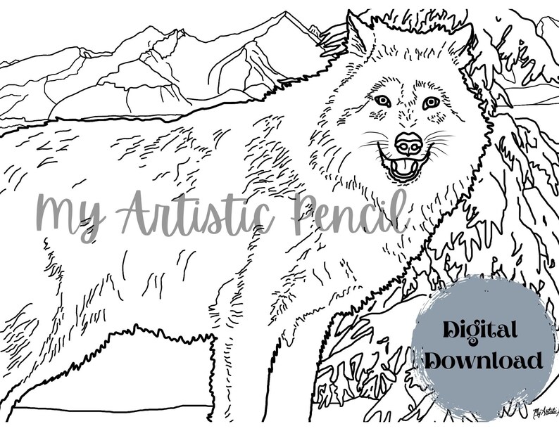 10 Realistic Animal Coloring Pages for Adults to Download