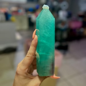 Large Green Fluorite Tower *High Quality, Natural Fluorite Crystal Obelisk*