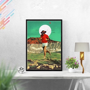 Coureur de mouton Poster