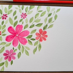 Cartes 5x7 toutes occasions faites à la main (avec enveloppe)