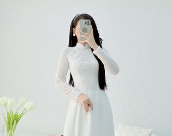 Vietnamese Bride Headpiece (mấn Cô Dâu)/vietnamese Ao Dai  display picture 1