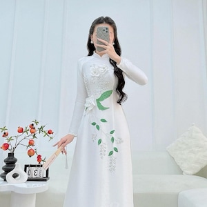 Pre-made Vietnamese Traditional Ao Dai Silk | Ao Dai for