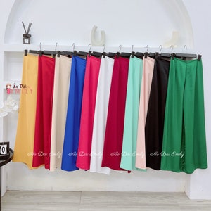 A. Pants for Ao Dai | Pre made pants for Ao Dai| Multi colors pants| Quan Ao Dai| Vietnamese pre made ao dai