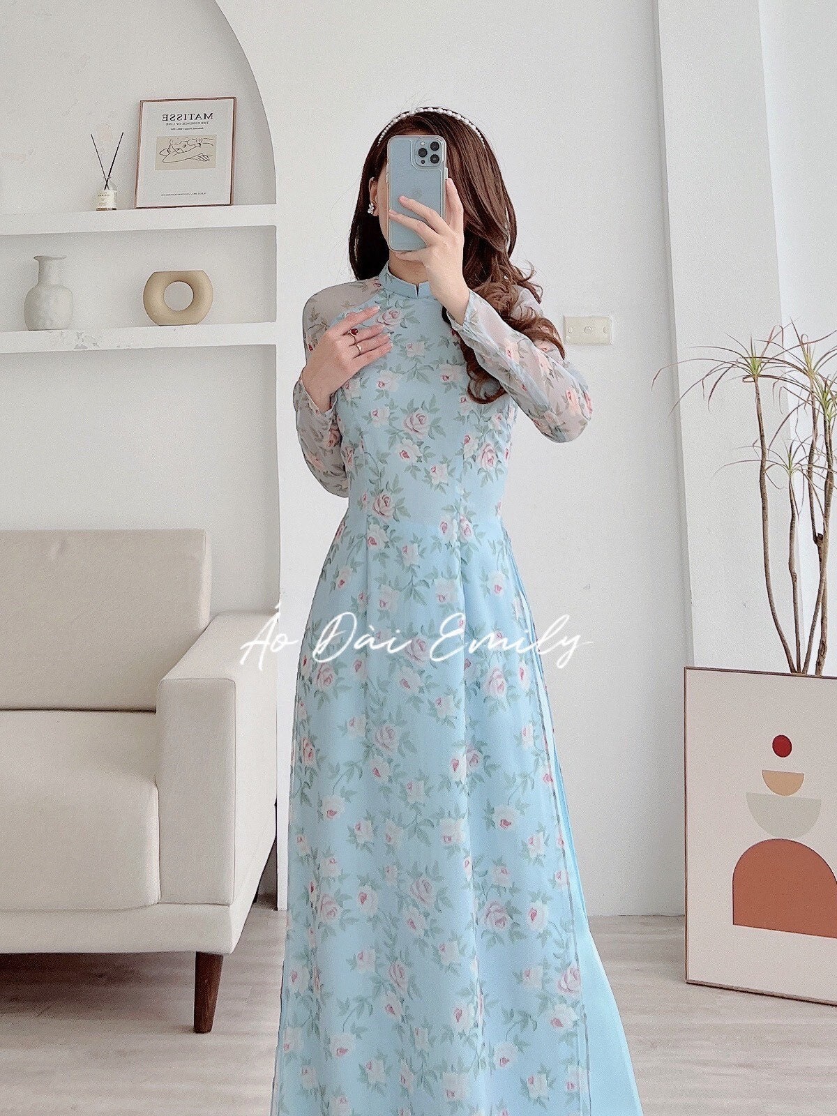 Ao Dai 284 - Vietnamese Ao Dai in USA - Shop Áo Dài Tại Mỹ