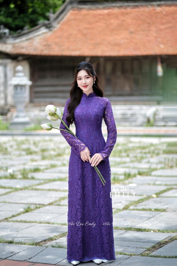 fitted lace wedding dress Wedtrend Women Dark Purple Mother of The Bride Dress Lace Chiffon Square Neck Mermaid Slit 3/4 Sleeves Formal Dress, Dark Purple / US12 main image 1