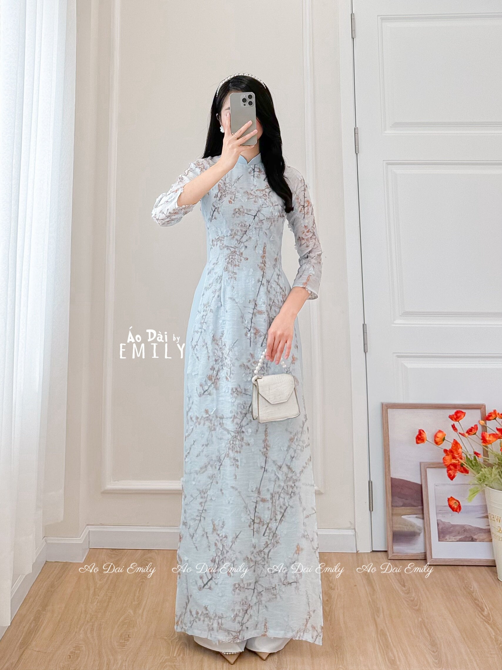 Ao Dai Vải Tơ Xước Hoa đào Xanh Blue 3D Flowers Pre Made Ao Dai Viet Nam Vietnamese Long Dress Ao Dai Womenhn049 No Pants - Etsy Ao Dai Vải Tơ Xước Hoa đào Xanh Blue 3D Flowers Pre Made Ao Dai Viet Nam Vietnamese Long Dress Ao Dai Womenhn049 No Pants - Etsy