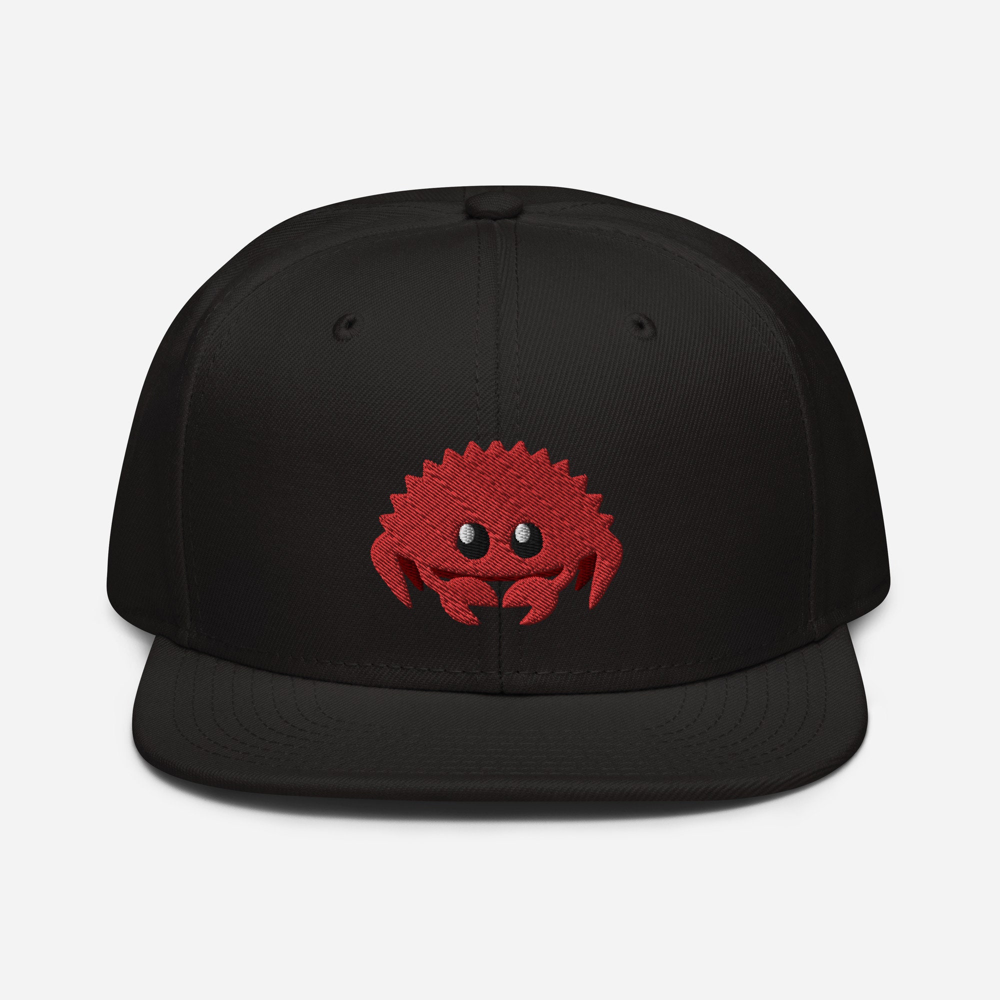 Rust Ferris Embroidered Snapback Hat - Etsy