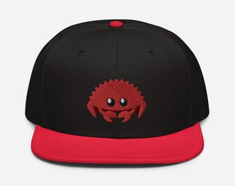 Rust Ferris Embroidered Snapback Hat