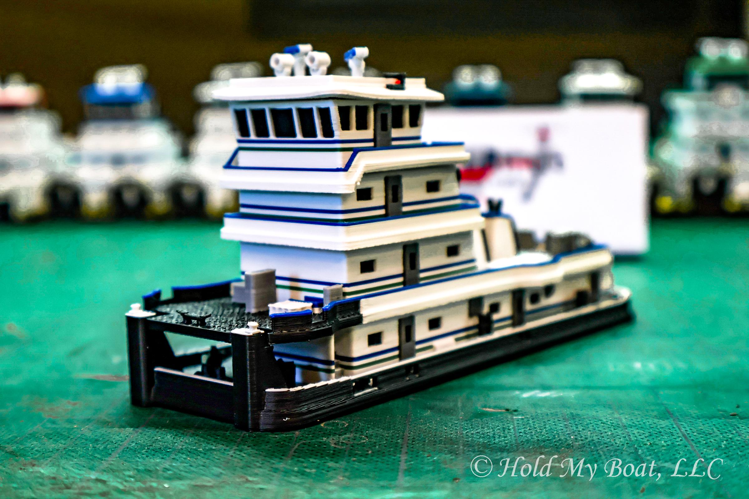 M/V Lester Parker 1:245 Towboat Replica - Etsy