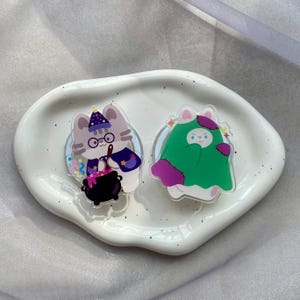 Halloween Cat Phone Grip | Spooky Ghost & Wizard Phone Stand