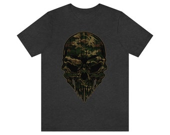 ★HYDROGEN★UNISEX CAMO SKULL T-SHIRTS T-Shirt Hydrogen Urban Army anthracite camouflage - Zona de