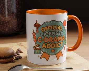 C-Drama Lover Mug 11oz or 15oz Korean Drama Coffee Cup, Chinese Drama Fan Gift, Binge Watch Teacup, KDrama CDrama Merch