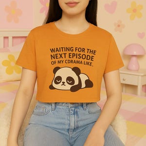 Cute C-Drama Fan Crop Top for fans of Chinese Dramas. Greate gift idea for the cdrama lover in your life!