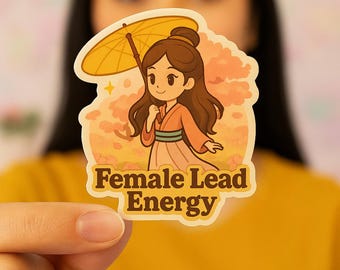 Female Lead Energy Sticker: Kdrama Cdrama Gift