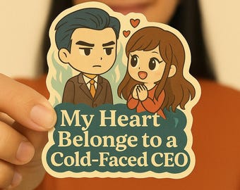 Kdrama Sticker: Cold-Faced CEO, Korean Drama Fan Gift