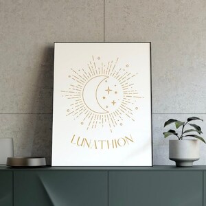 Crescent City Lunathion Art - Gold | Officially Licensed Sarah J Maas Merch