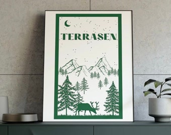 Terrasen Throne of Glass Kunstdruck - Aelin Galathynius (Digitaler Download)