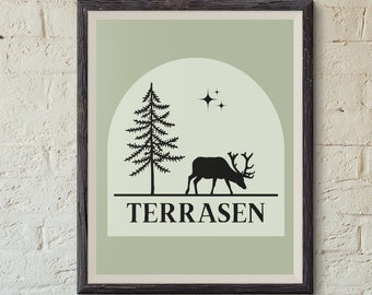 Terrasen TOG Art - Aelin Galathynius Thron des Glases Art Print - Digital Art Print - TOG - Sarah j Maas - Instant download - TOG art