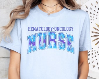 Hematology Oncology Nurse Shirt, Hem-Onc Nurse T-shirt, Pediatric Cancer Nurse Appreciation Gift Future Hem-Onc Nurse Gift Nursing Grad Gift