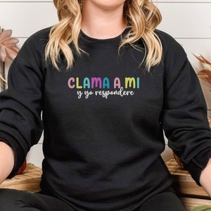 Spanish Religious Sweatshirt Gift Catholic Shirt Latina Mexican Sweater Camiseta Cristiana Frases Cristianas Spanish Bible Quote Sweatshirt
