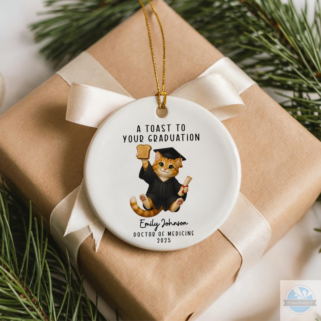 Personalized Medical School Graduate Ornament, Custom Doctor of