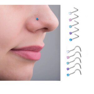 Surgical titanium on sale nose ring