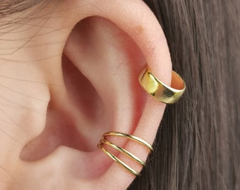 Ear Cuff, No Piercing Needed, Cartilage/Helix/Conch Fake Ear Cuff Upper Ear Earring Minimalist Earrings Gift Unisex Ear Wrap