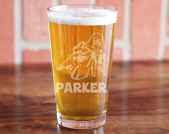 Darth Vader Gift, Darth Vader, Sith Lord, Darth Vader Glass, Darth Vader Pint Glass