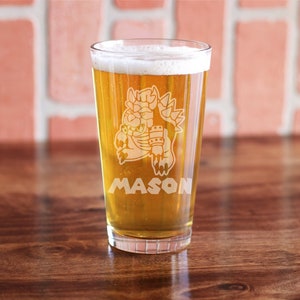 Bowser Super Mario RPG - Bowser Legend of the Seven Stars - Super Mario RPG Glass - Bowser Glass - Bowser Gift - SNES - Super Nintendo