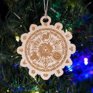 Zelda Gate of Time Ornament - Zelda Christmas Ornament - Gamer Gift - Zelda Gift -  Zelda Skyward Sword Gift