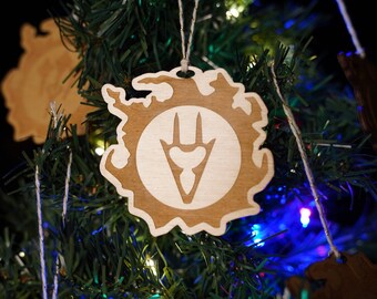 Final Fantasy Ornament, Final Fantasy XIV Ornament, Wood Final Fantasy 14 Job Icon, FFXIV Jobs, FF14, FFXIV Soul Crystal