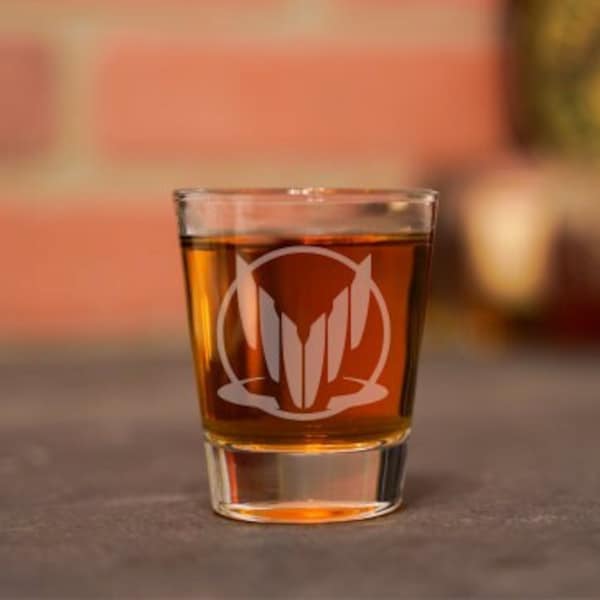 Spectre Shot Glass, Mass Effect Shot Glass , Mass Effect Spectre Glass, Mass Effect Gift, Commander Shepard, Citadel Council