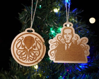 Cthulhu Ornament - Cthulhu Christmas Ornament - Holiday Decor - Cthulhu Gift, Lovecraftian Ornament, HP Lovecraft Ornament