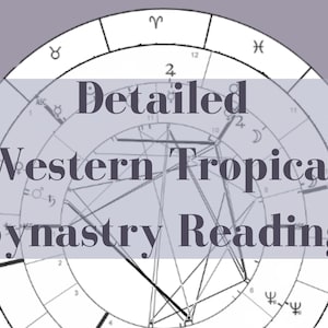 Lectures d'astrologie sur la carte synastique|Tropical occidental|Rapport détaillé