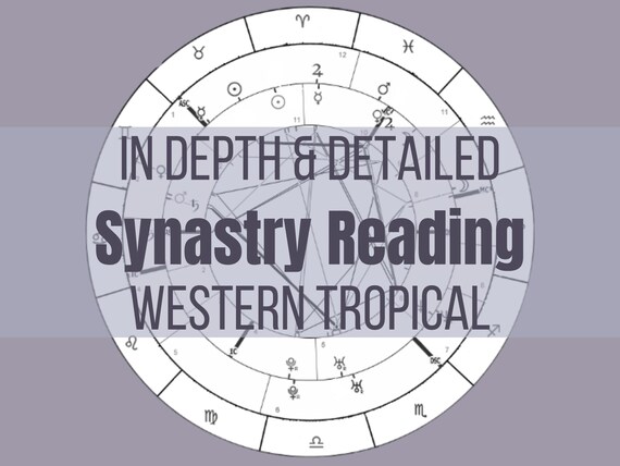 Synastry Compatibility Reading - Detailed Report - Western Tropical Astrology -