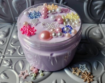 Purple Princess Cupcake Scented - Glossy Slime