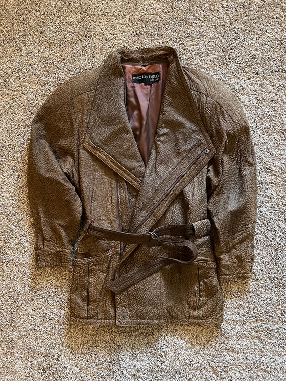 Vintage Marc Buchanan Pellé Pellé Leather Jacket … - image 1